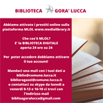 PRESTITI ONLINE DALLA BIBLIOTECA AGORA' DI LUCCA